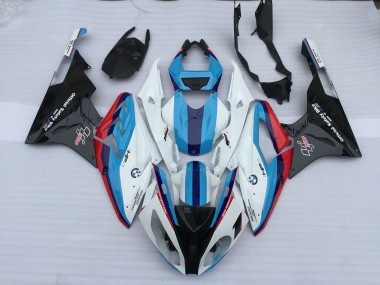 Alien Azul & Blanco 09-14 S1000RR Carenado Moto