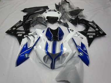 Alienígena Azul & Blanco 09-14 S1000RR Carenado Moto