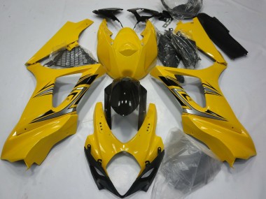 Amarillo Brillante 07-08 GSXR 1000 Carenado Moto