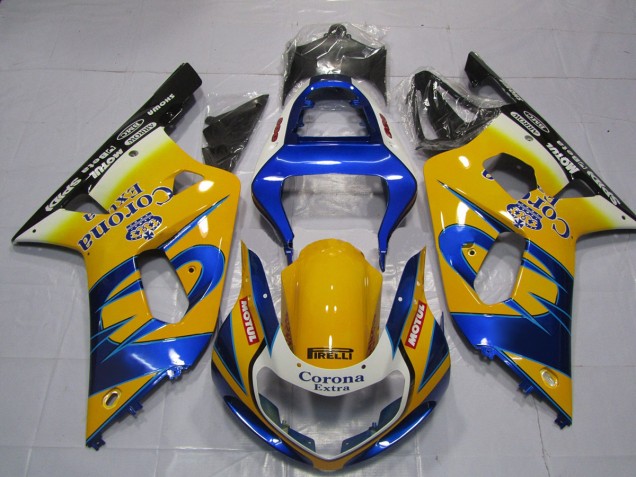 Amarillo Corona 01-03 GSXR 600-750 Carenado Moto