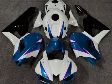 Azul Brillante Blanco & Morado 13-23 CBR600RR Carenado Moto