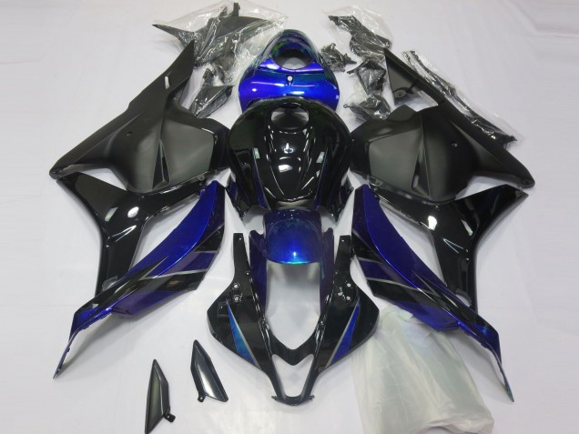 Azul Brillante & Negro 09-12 CBR600RR Carenado Moto