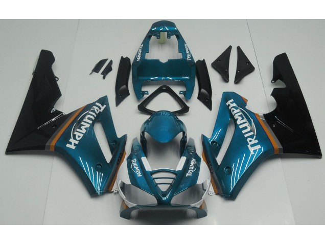 Azul Claro Brillante 09-12 Daytona 675 Carenado Moto