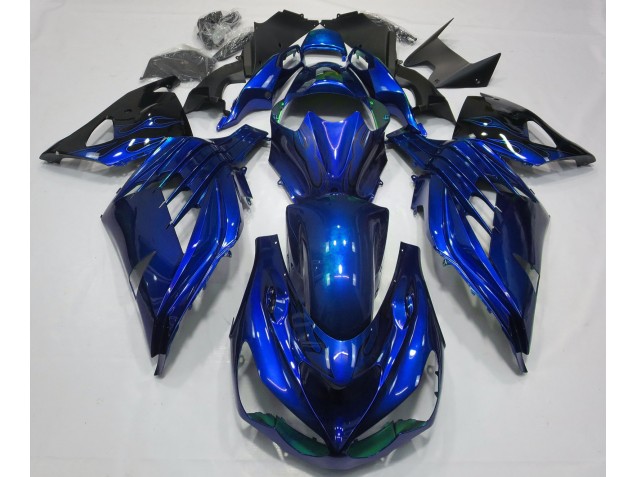 Azul Océano Brillo 12-21 ZX14R Carenado Moto