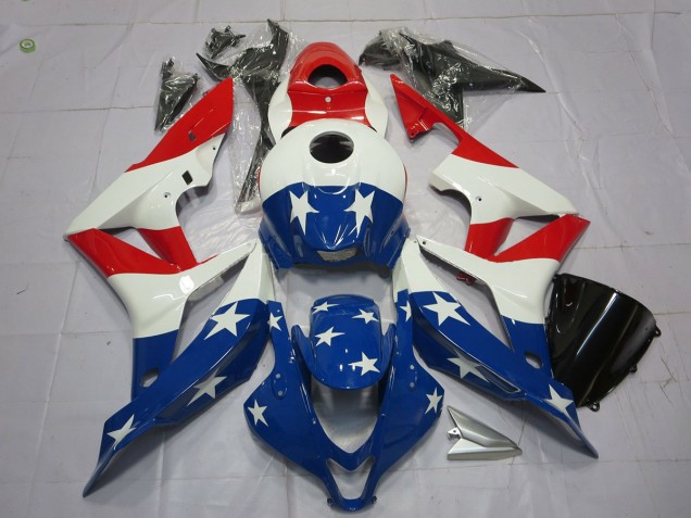 Bandera Estadounidense 07-08 CBR600RR Carenado Moto