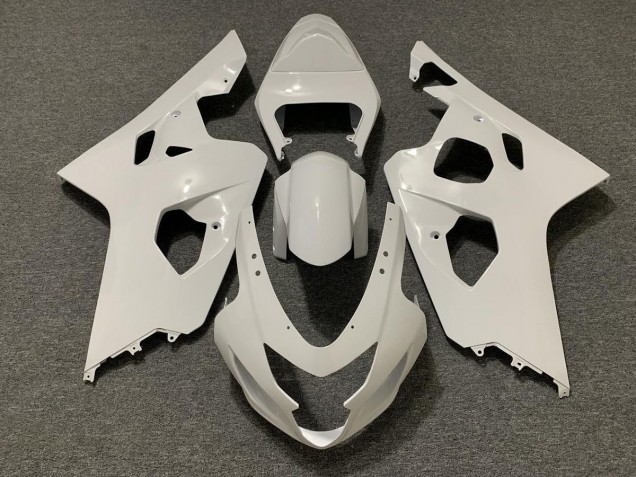 Blanco Brillante 04-05 GSXR 600-750 Carenado Moto