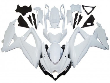 Blanco Brillante Brillante 08-10 GSXR 600-750 Carenado Moto