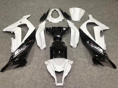 Blanco Brillo / Negro 11-15 ZX10R Carenado Moto