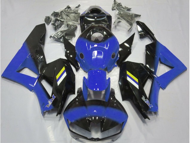 Diseño Azul Brillante & Negro 13-23 CBR600RR Carenado Moto