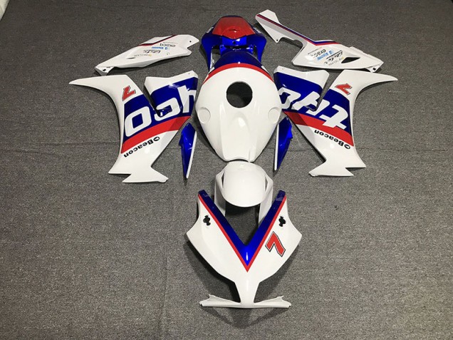 Diseño De Carreras Blanco 12-16 CBR1000RR Carenado Moto