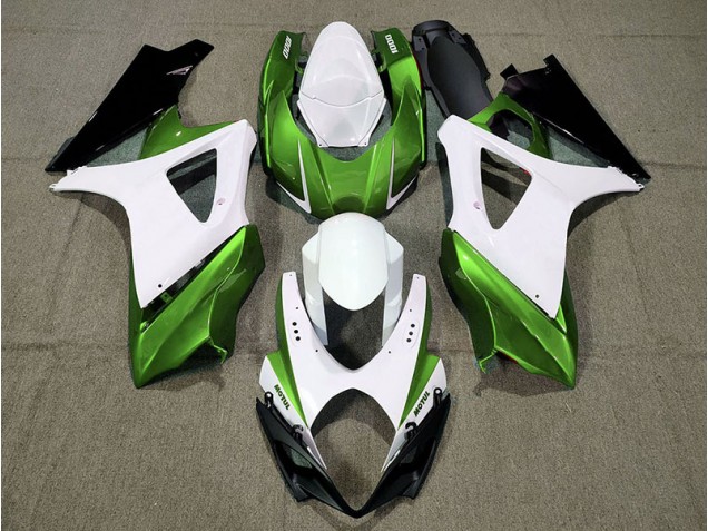 Diseño Personalizado Verde 07-08 GSXR 1000 Carenado Moto