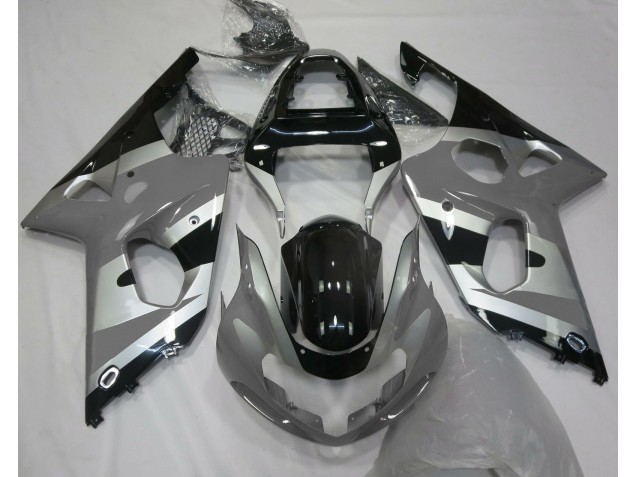 Estilo Gris Plateado OEM 00-02 GSXR 1000 Carenado Moto