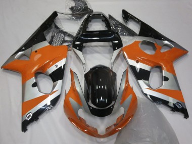 Estilo Naranja Plateado OEM 00-02 GSXR 1000 Carenado Moto