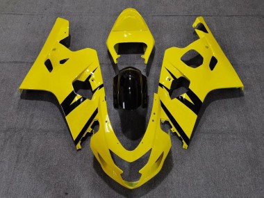 Estilo Personalizado OEM Amarillo Brillante Brillante 04-05 GSXR 600-750 Carenado Moto