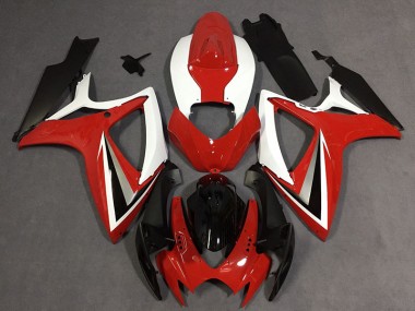 Estilo Rojo 06-07 GSXR 600-750 Carenado Moto