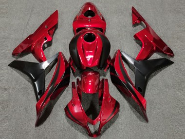 Estilo Rojo Intenso OEM 07-08 CBR600RR Carenado Moto