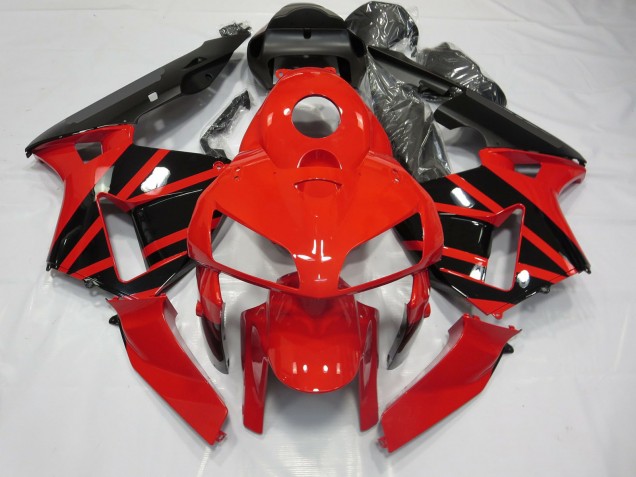 Estilo Rojo & Negro OEM 03-04 CBR600RR Carenado Moto