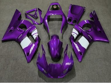 Morado Intenso & Blanco 98-02 R6 Carenado Moto