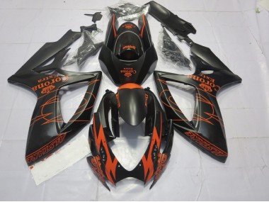 Naranja Mate 06-07 GSXR 600-750 Carenado Moto