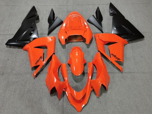 Naranja Negro 04-05 ZX10R Carenado Moto