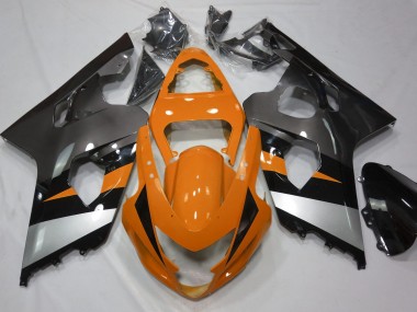 Naranja & Plata 04-05 GSXR 600-750 Carenado Moto