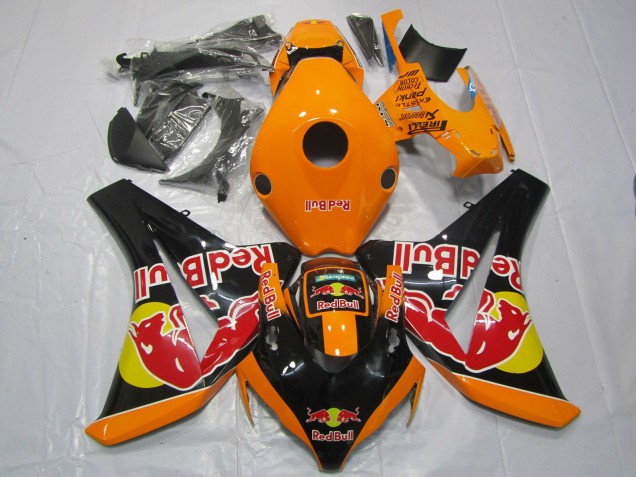 Naranja RojoToro 08-11 CBR1000RR Carenado Moto