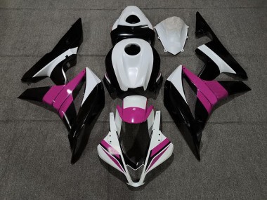 Negro Blanco & Rosa 07-08 CBR600RR Carenado Moto