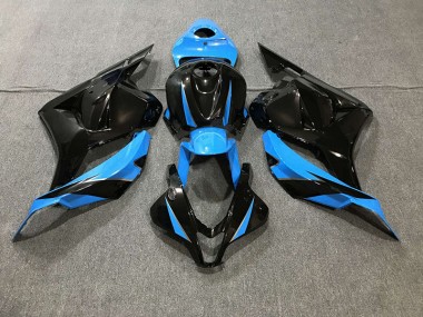 Negro Brillante & Azul Cielo 09-12 CBR600RR Carenado Moto