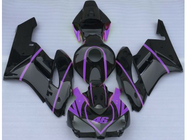 Negro Brillante & Morado 04-05 CBR1000RR Carenado Moto