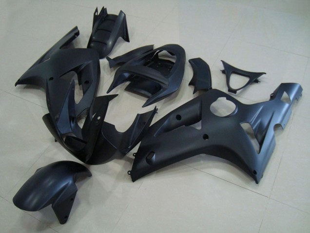 Negro Mate 03-04 ZX6R Carenado Moto