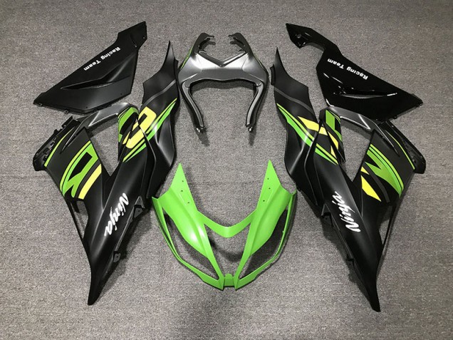 Negro Mate & Carreras 13-18 ZX6R Carenado Moto