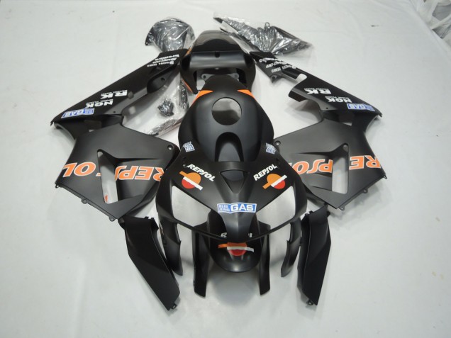 Negro Mate Repsol 03-04 CBR600RR Carenado Moto