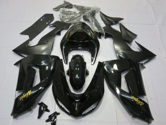 Oro Negro Brillante 06-07 ZX10R Carenado Moto