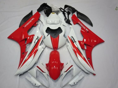 Rojo Blanco Estilo OEM 06-07 R6 Carenado Moto