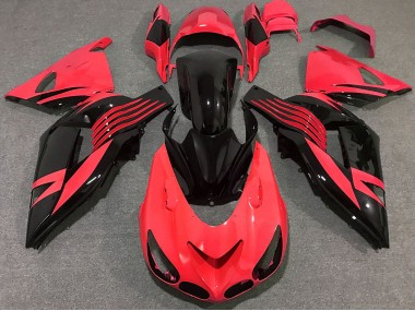 Rojo Brillante 06-11 ZX14R Carenado Moto