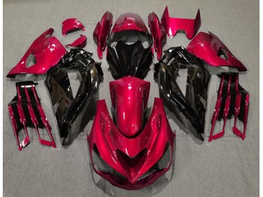 Rojo Brillante & Negro 12-21 ZX14R Carenado Moto