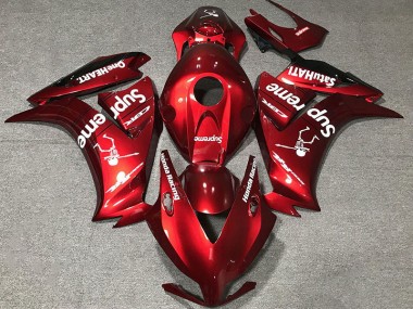 Rojo Intenso Personalizado 12-16 CBR1000RR Carenado Moto