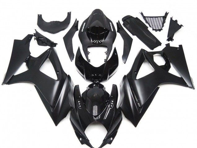 Slick Negro Mate Personalizado 07-08 GSXR 1000 Carenado Moto