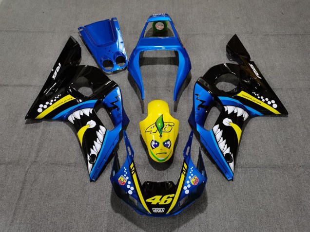 Tiburón Azul & Amarillo 98-02 R6 Carenado Moto