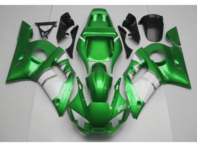 Verde Blanco 98-02 R6 Carenado Moto