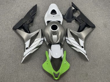 Verde Blanco & Gris 07-08 CBR600RR Carenado Moto