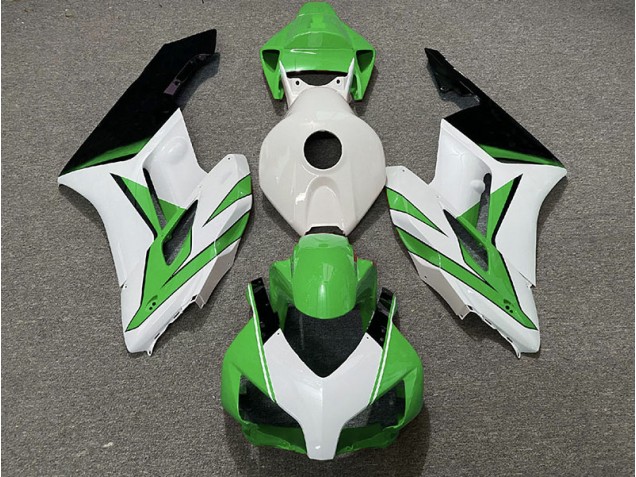 Verde Blanco & Negro Brillo 04-05 CBR1000RR Carenado Moto