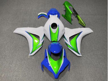 Verde Brillante & Azul 08-11 CBR1000RR Carenado Moto