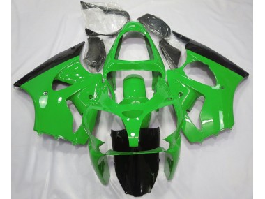 Verde Brillante & Negro 00-02 ZX6R Carenado Moto