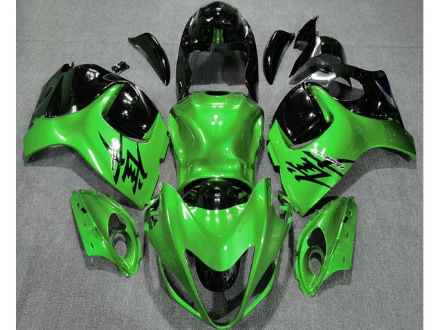 Verde Brillante & Negro 08-20 GSXR 1300 Carenado Moto