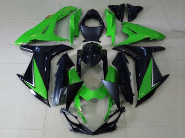 Verde Brillante & Negro 11-24 GSXR 600-750 Carenado Moto