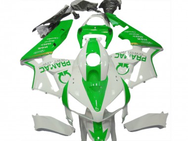 Verde Claro & Blanco Pramac 05-06 CBR600RR Carenado Moto