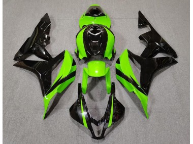 Verde Lima & Negro 07-08 CBR600RR Carenado Moto