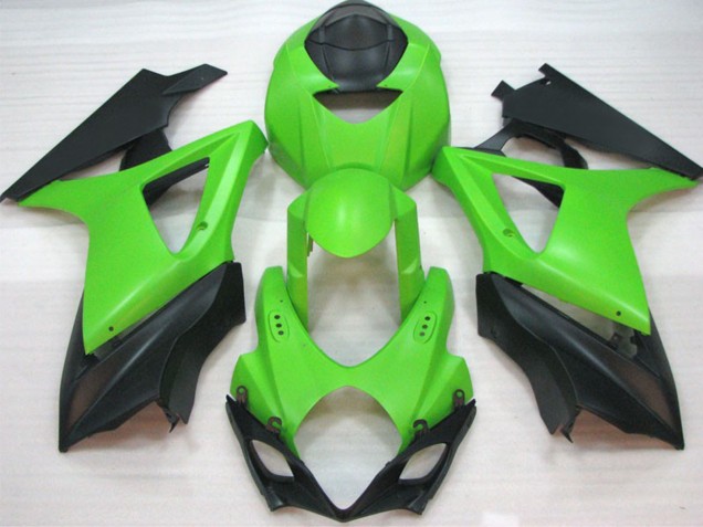 Verde Mate 07-08 GSXR 1000 Carenado Moto