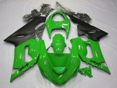 Verde Negro 05-06 ZX6R Carenado Moto